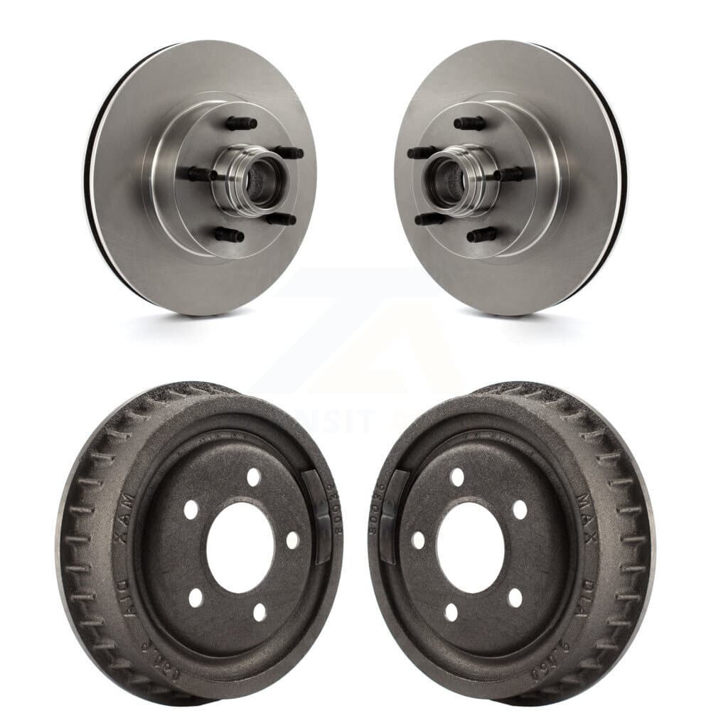 CMX - K8-102190 - Front and Rear Disc Brake Rotor and Hub Assembly Kits image 1