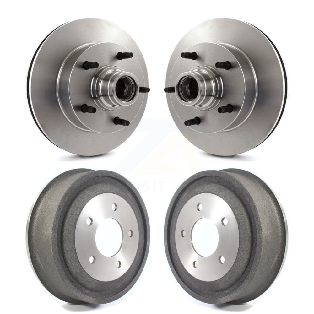 CMX - K8-102208 - Front and Rear Disc Brake Rotor and Hub Assembly Kits image 1
