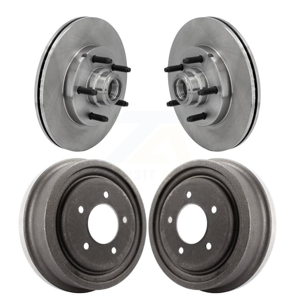 CMX - K8-102212 - Front and Rear Disc Brake Rotor and Hub Assembly Kits image 1