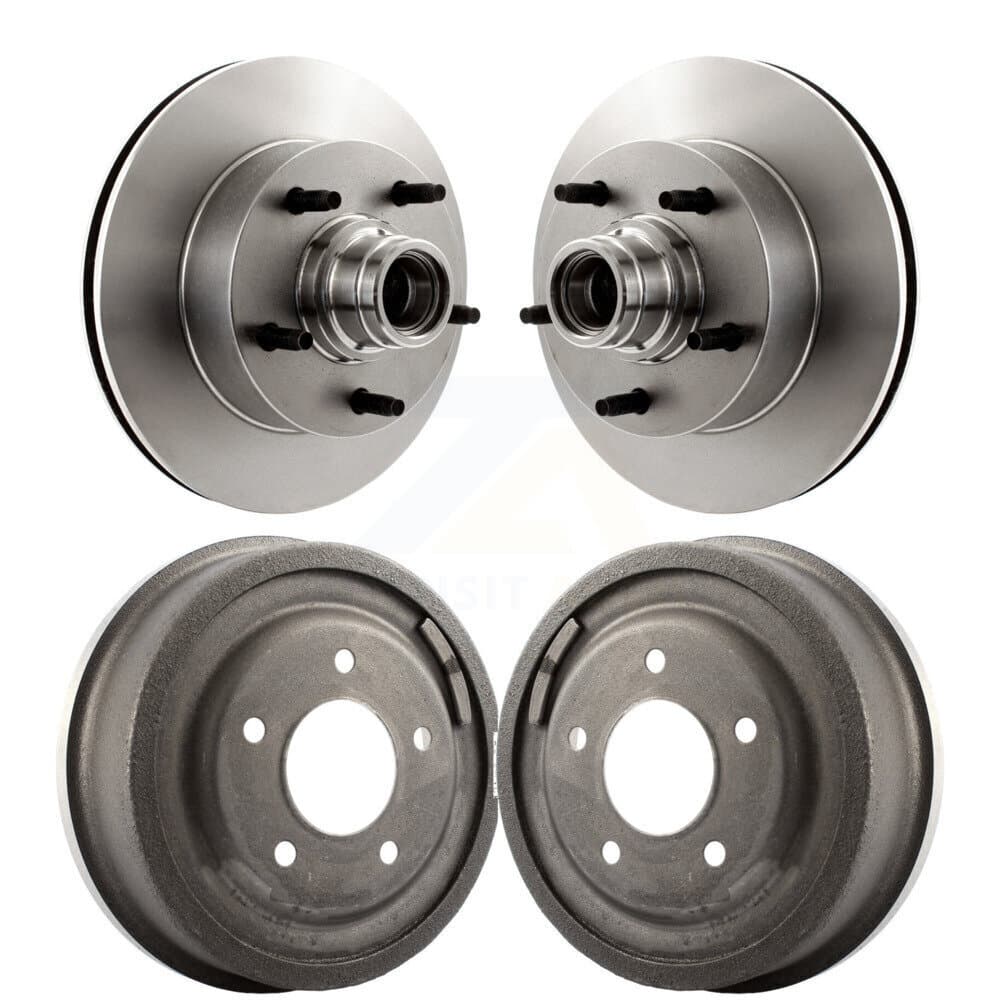 CMX - K8-102218 - Front and Rear Disc Brake Rotor and Hub Assembly Kits image 1