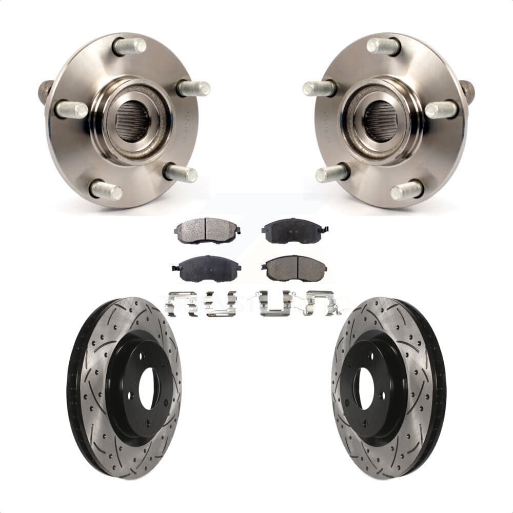 Transit Auto - KBB-103326 - Front Wheel Bearing and Hub Assembly Kits image 1