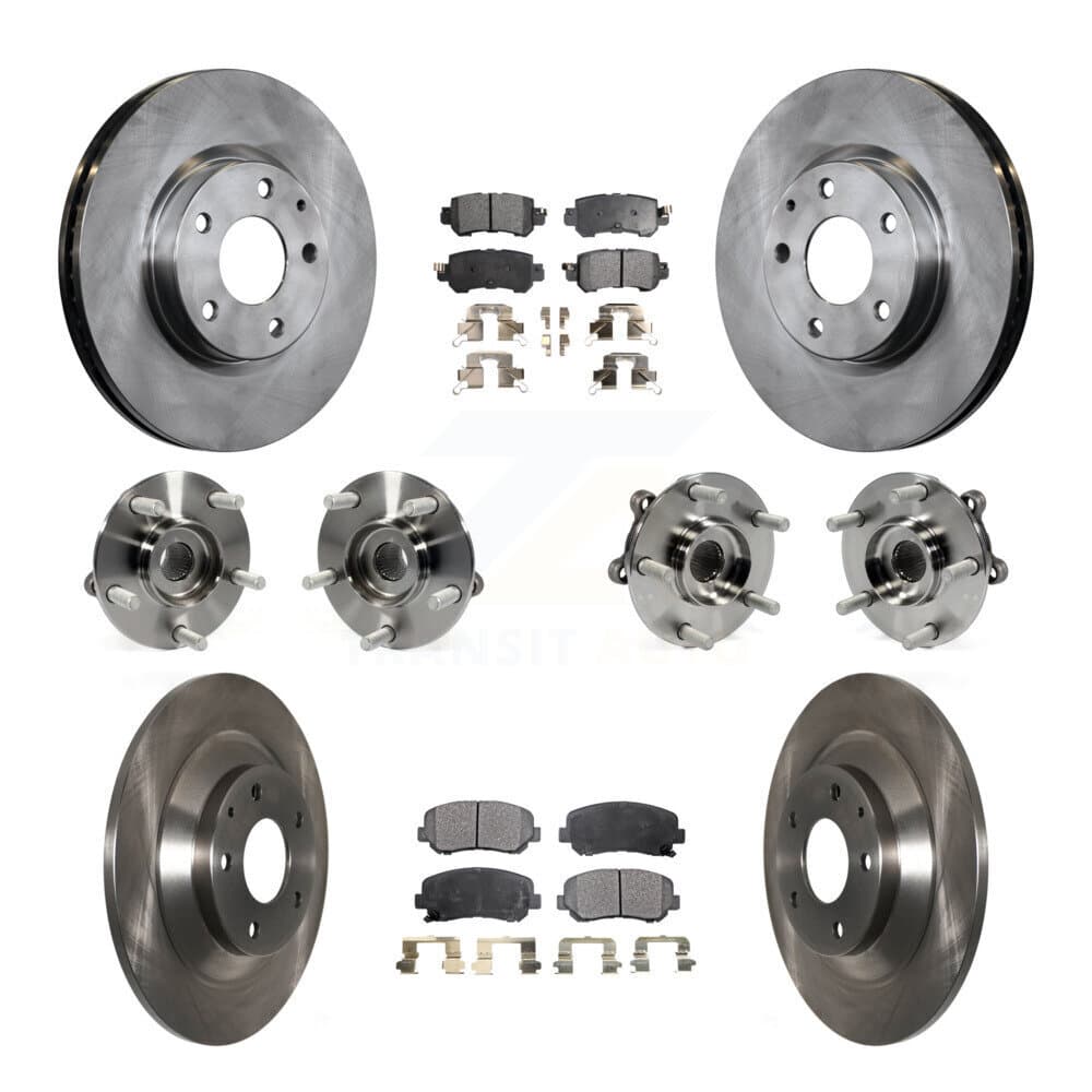Transit Auto - KBB-109033 - Front and Rear Wheel Bearing and Hub Assembly Kits image 1