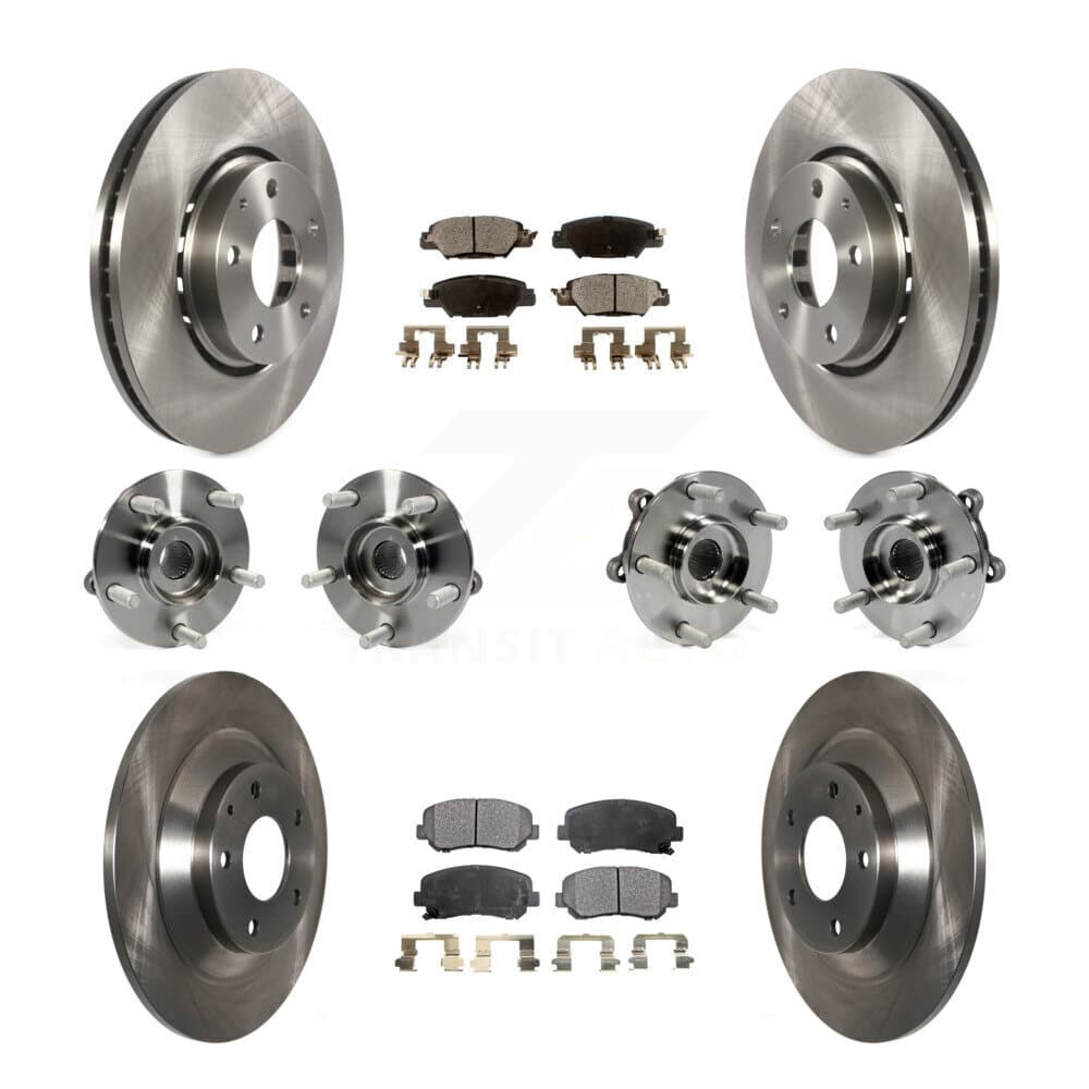 Transit Auto - KBB-109034 - Front and Rear Wheel Bearing and Hub Assembly Kits image 1