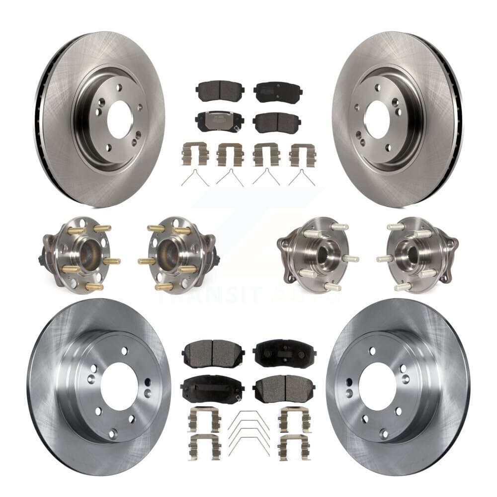 Transit Auto - KBB-109037 - Front and Rear Wheel Bearing and Hub Assembly Kits image 1