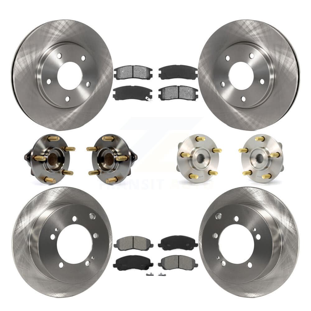Transit Auto - KBB-109523 - Front and Rear Wheel Bearing and Hub Assembly Kits image 1