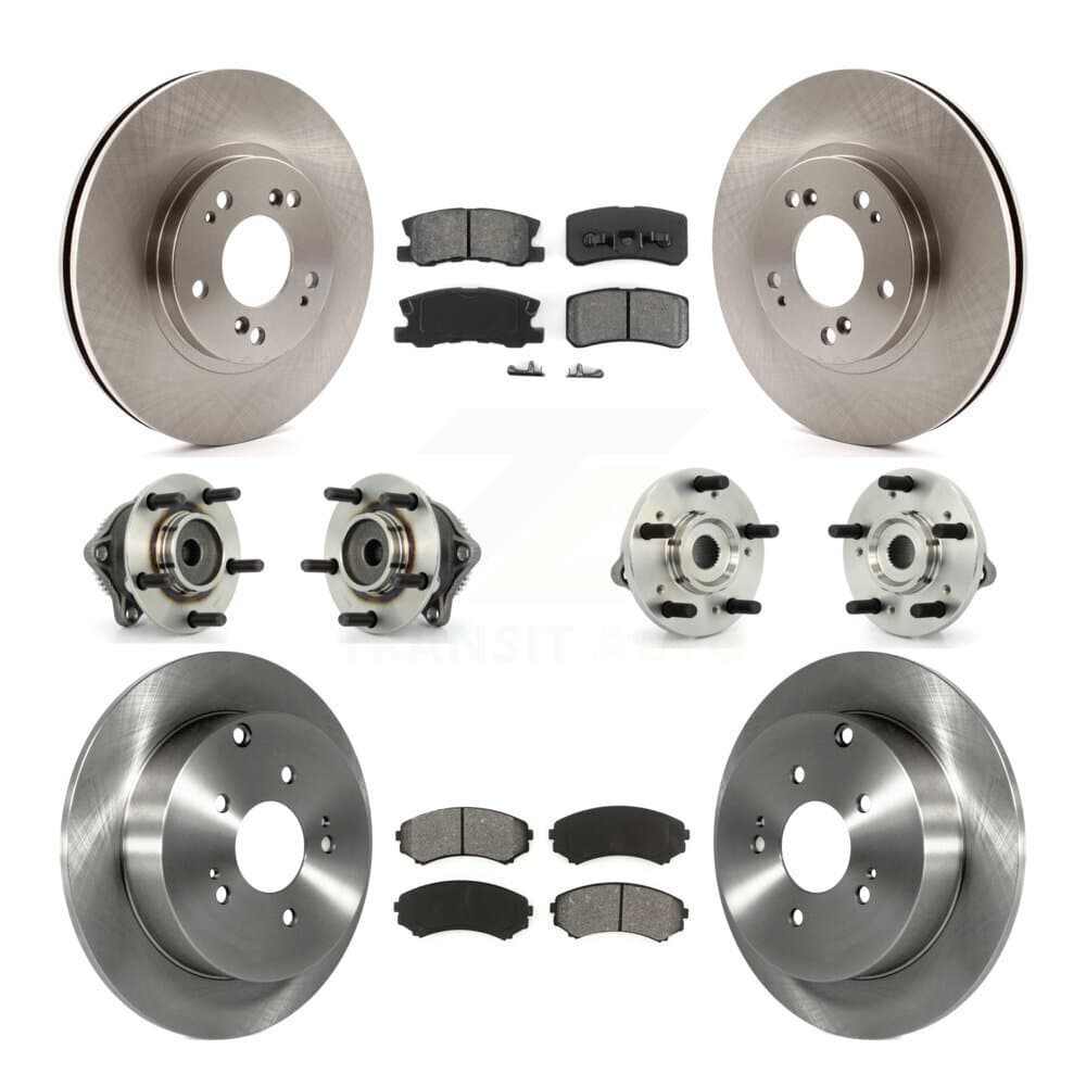Transit Auto - KBB-109536 - Front and Rear Wheel Bearing and Hub Assembly Kits image 1