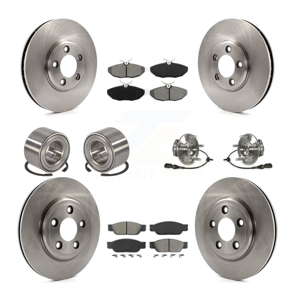 Transit Auto - KBB-109876 - Front and Rear Wheel Bearing and Hub Assembly Kits image 1