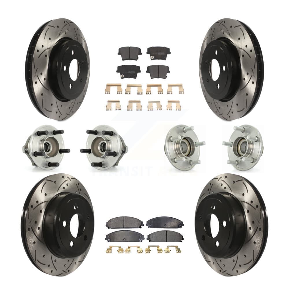 Transit Auto - KBB-110747 - Front and Rear Wheel Bearing and Hub Assembly Kits image 1
