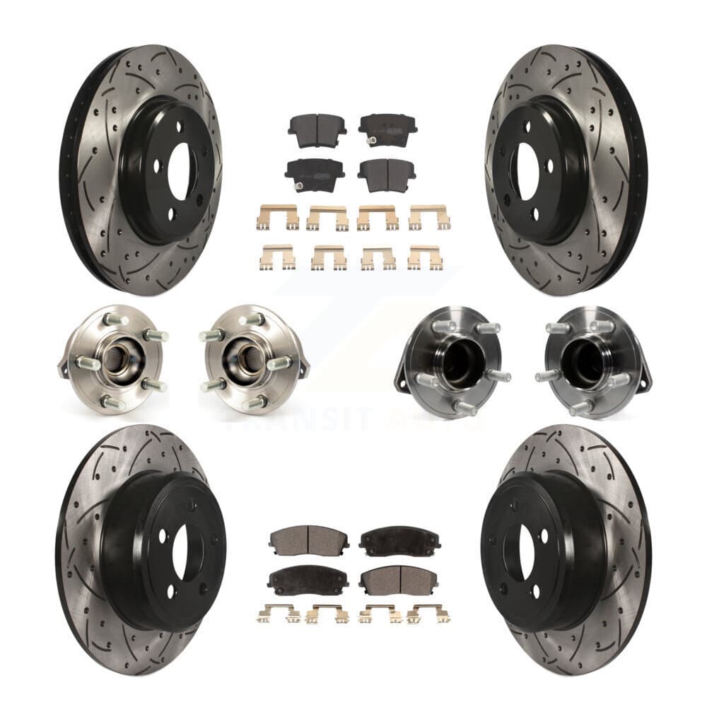 Transit Auto - KBB-110797 - Front and Rear Wheel Bearing and Hub Assembly Kits image 1
