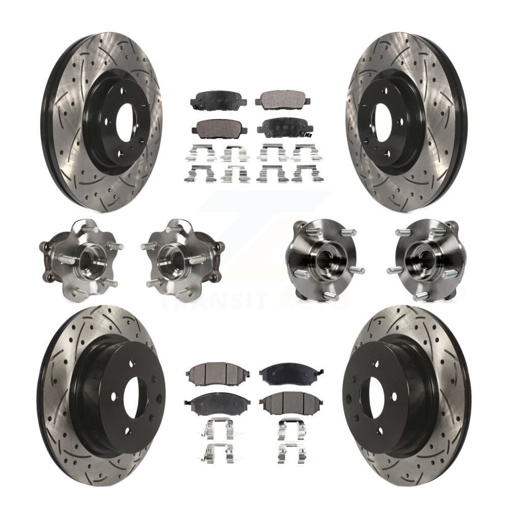 Transit Auto - KBB-110816 - Front and Rear Wheel Bearing and Hub Assembly Kits image 1