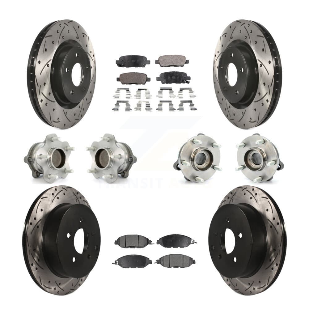 Transit Auto - KBB-110821 - Front and Rear Wheel Bearing and Hub Assembly Kits image 1