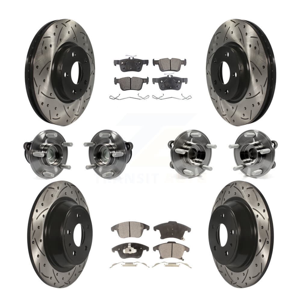 Transit Auto - KBB-110847 - Front and Rear Wheel Bearing and Hub Assembly Kits image 1