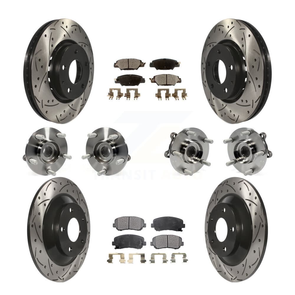 Transit Auto - KBB-110875 - Front and Rear Wheel Bearing and Hub Assembly Kits image 1