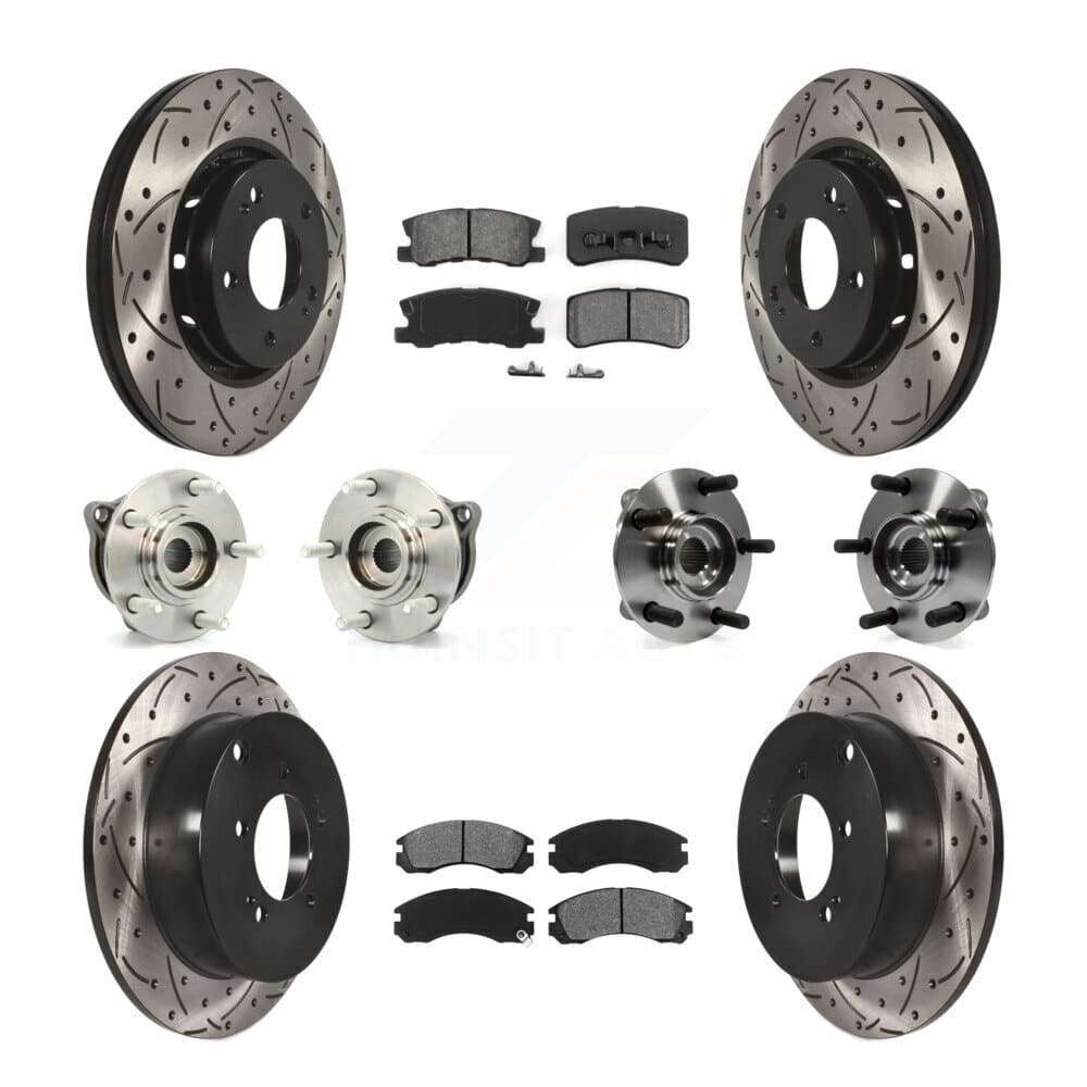 Transit Auto - KBB-111046 - Front and Rear Wheel Bearing and Hub Assembly Kits image 1