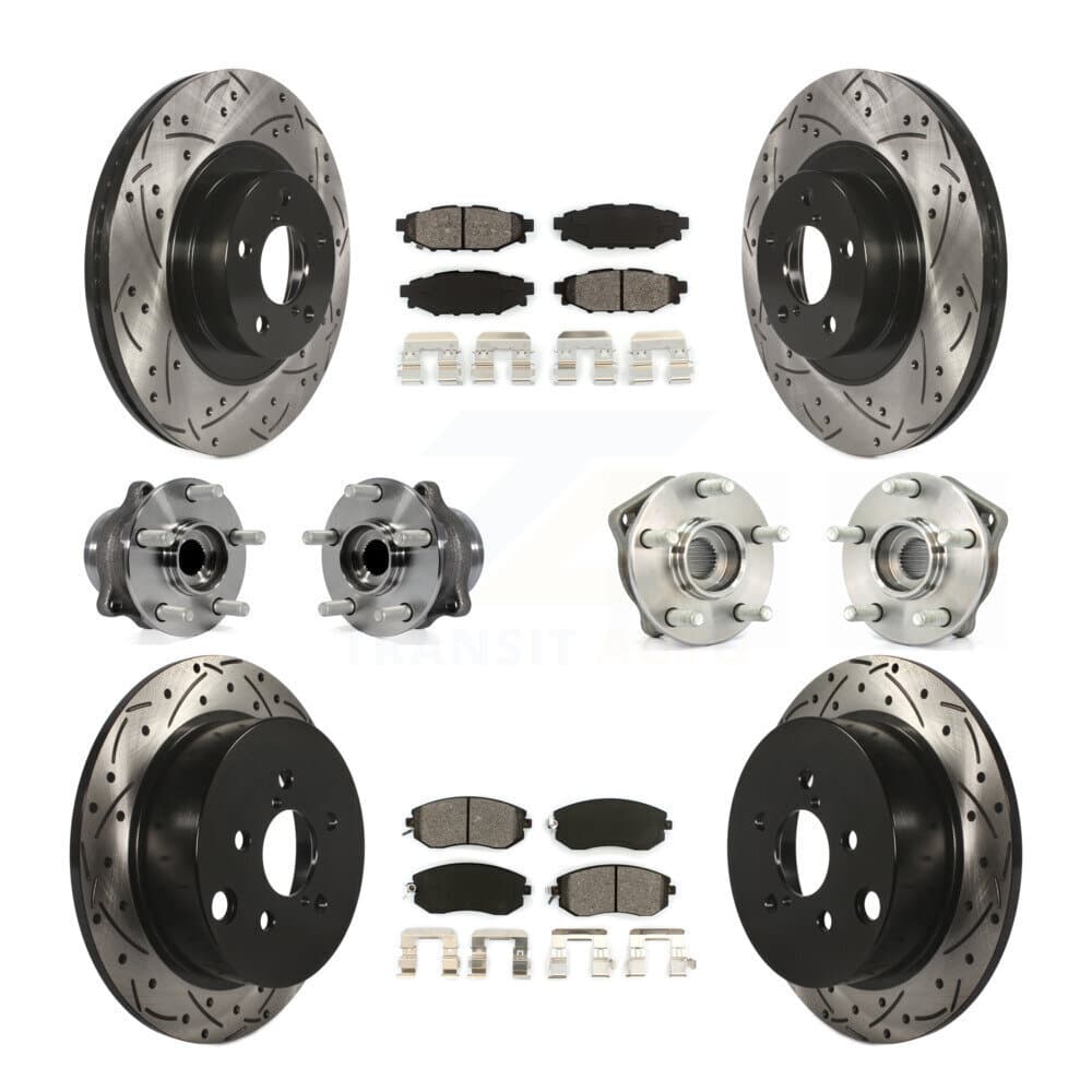 Transit Auto - KBB-111081 - Front and Rear Wheel Bearing and Hub Assembly Kits image 1