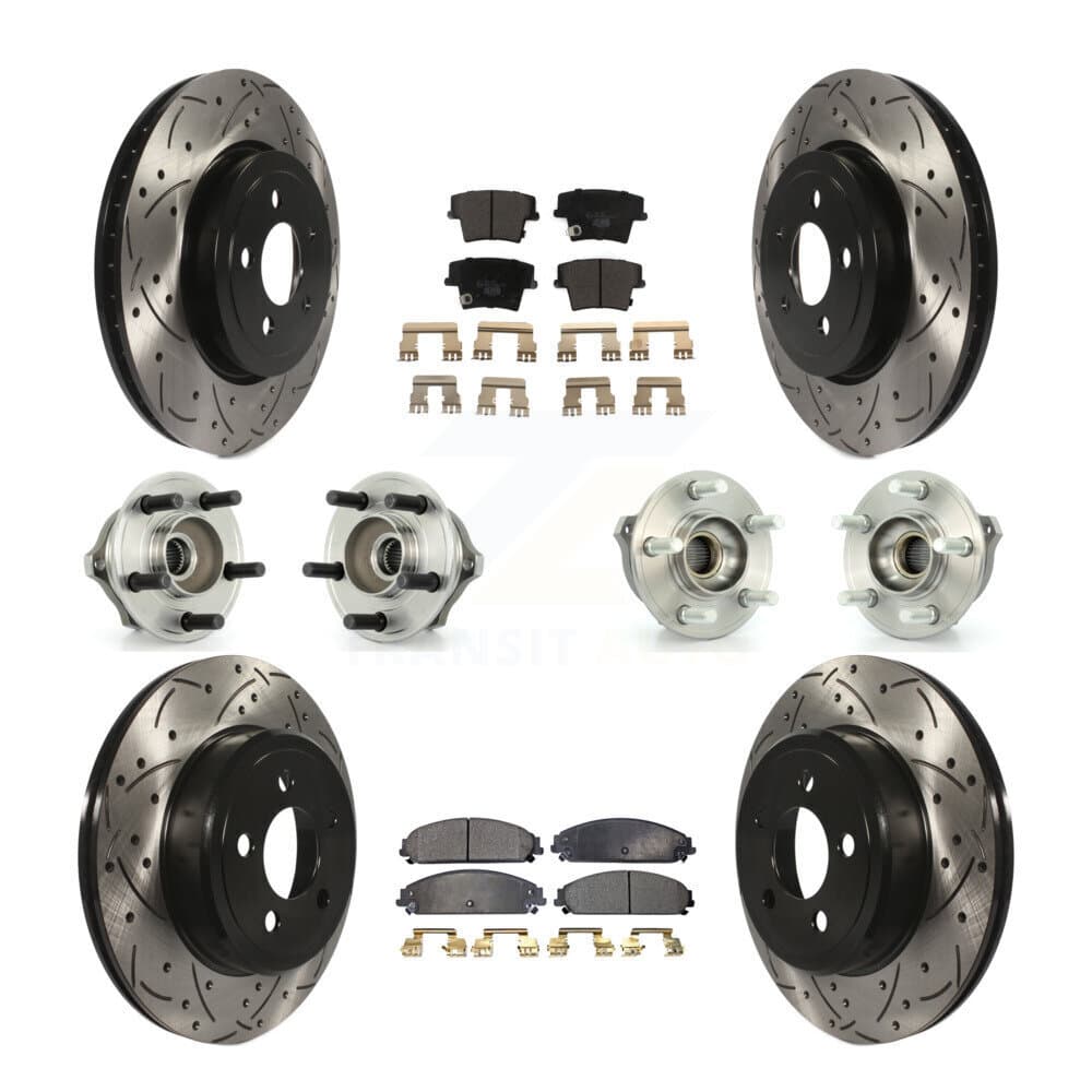 Transit Auto - KBB-111190 - Front and Rear Wheel Bearing and Hub Assembly Kits image 1