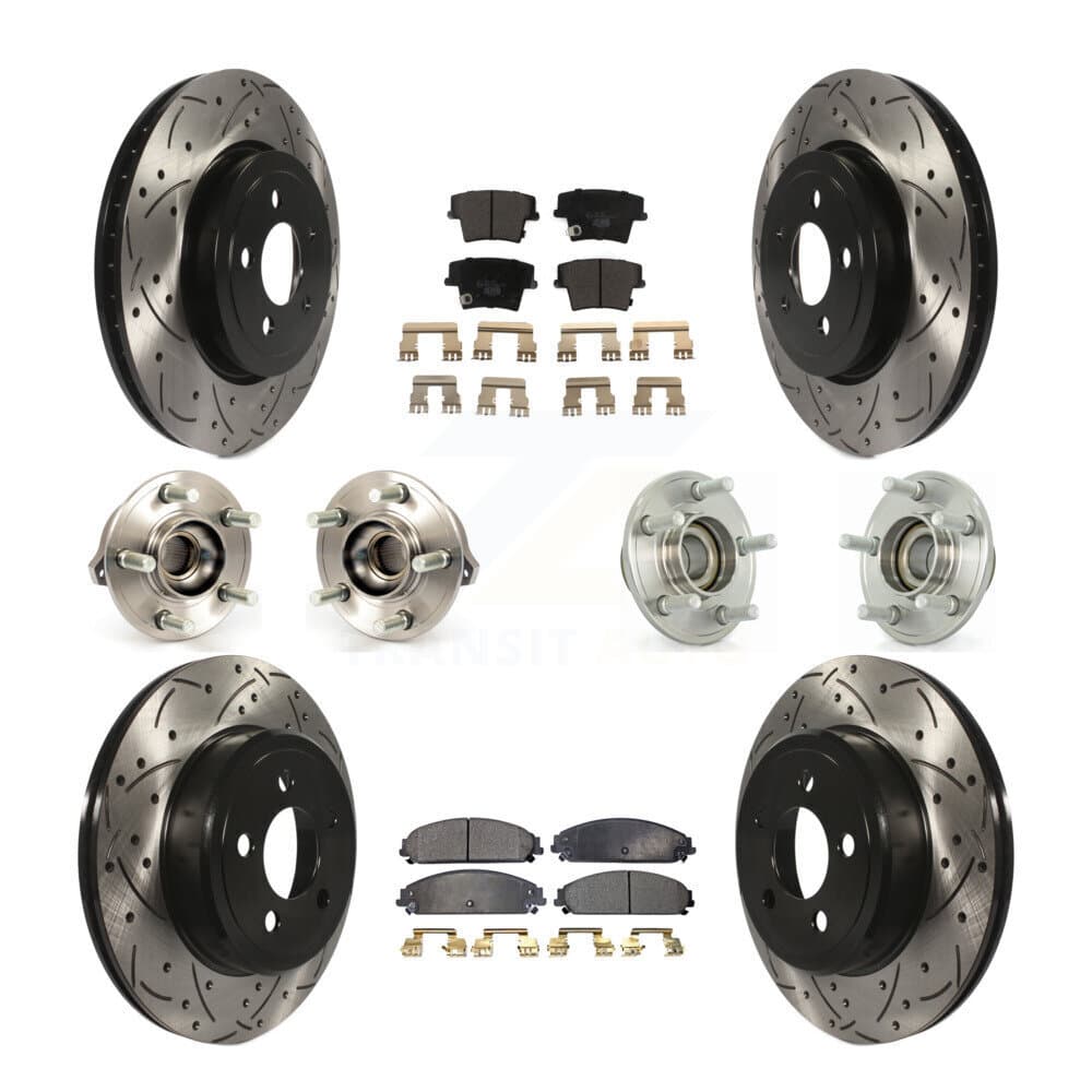 Transit Auto - KBB-111231 - Front and Rear Wheel Bearing and Hub Assembly Kits image 1