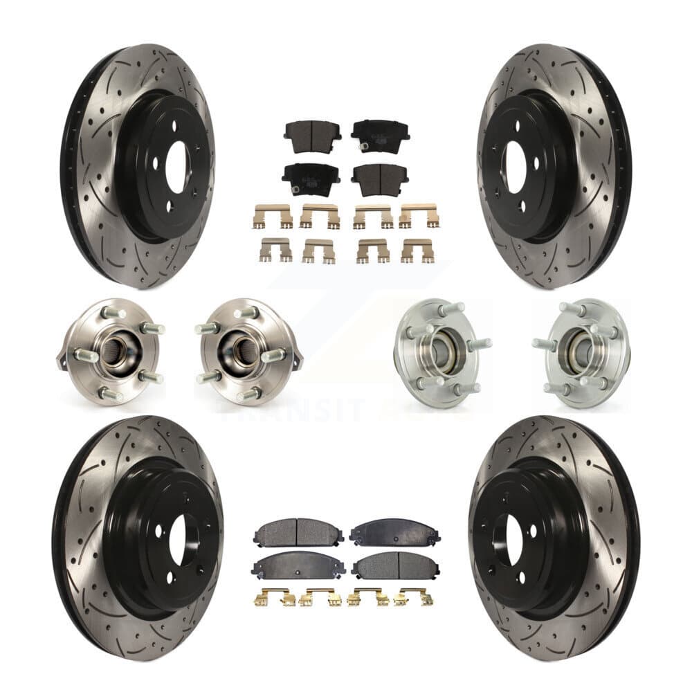 Transit Auto - KBB-111232 - Front and Rear Wheel Bearing and Hub Assembly Kits image 1