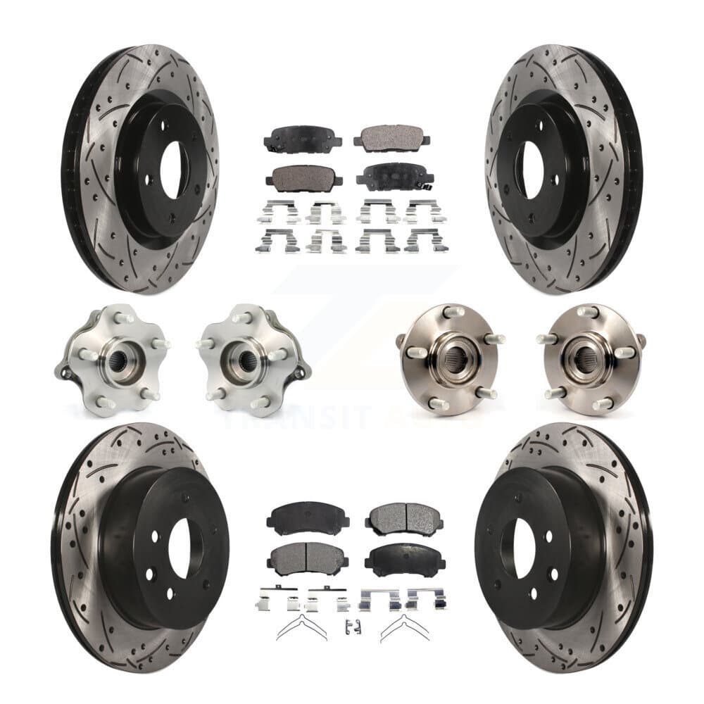 Transit Auto - KBB-111243 - Front and Rear Wheel Bearing and Hub Assembly Kits image 1