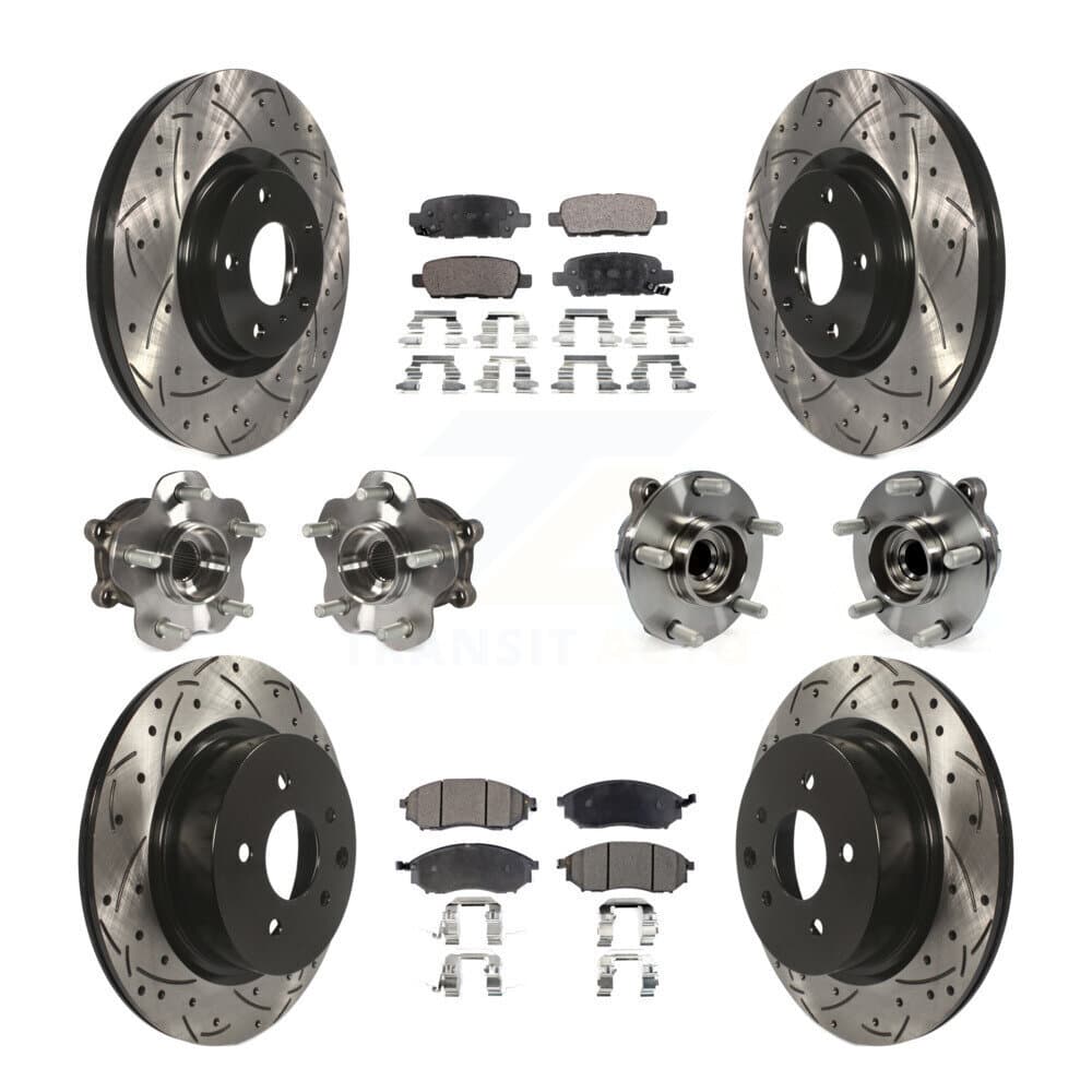 Transit Auto - KBB-111252 - Front and Rear Wheel Bearing and Hub Assembly Kits image 1