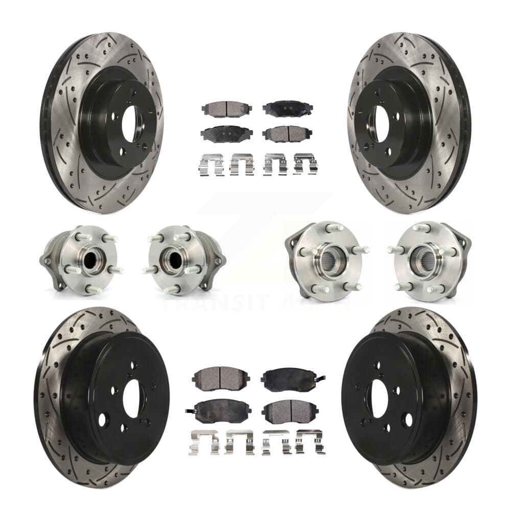 Transit Auto - KBB-111274 - Front and Rear Wheel Bearing and Hub Assembly Kits image 1