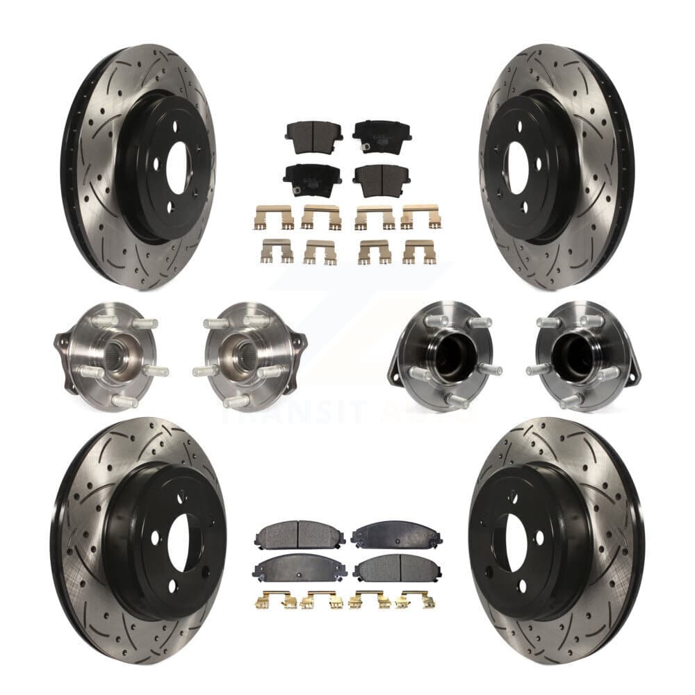 Transit Auto - KBB-111324 - Front and Rear Wheel Bearing and Hub Assembly Kits image 1