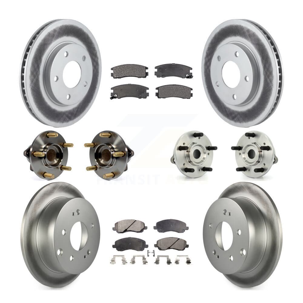 Transit Auto - KBB-111492 - Front and Rear Wheel Bearing and Hub Assembly Kits image 1