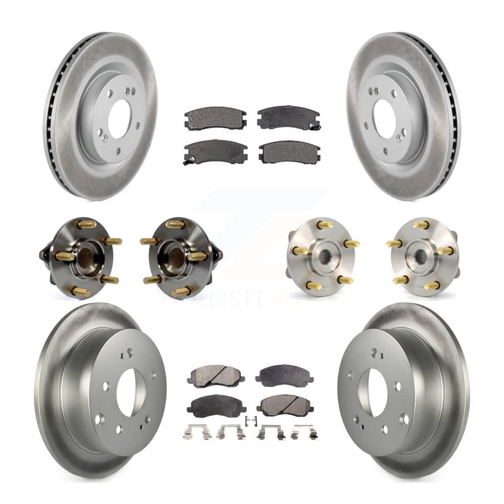 Transit Auto - KBB-112579 - Front and Rear Wheel Bearing and Hub Assembly Kits image 1
