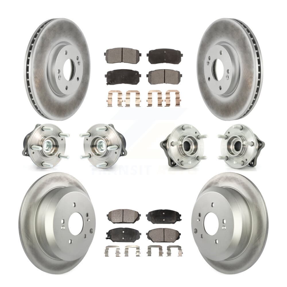 Transit Auto - KBB-112637 - Front and Rear Wheel Bearing and Hub Assembly Kits image 1