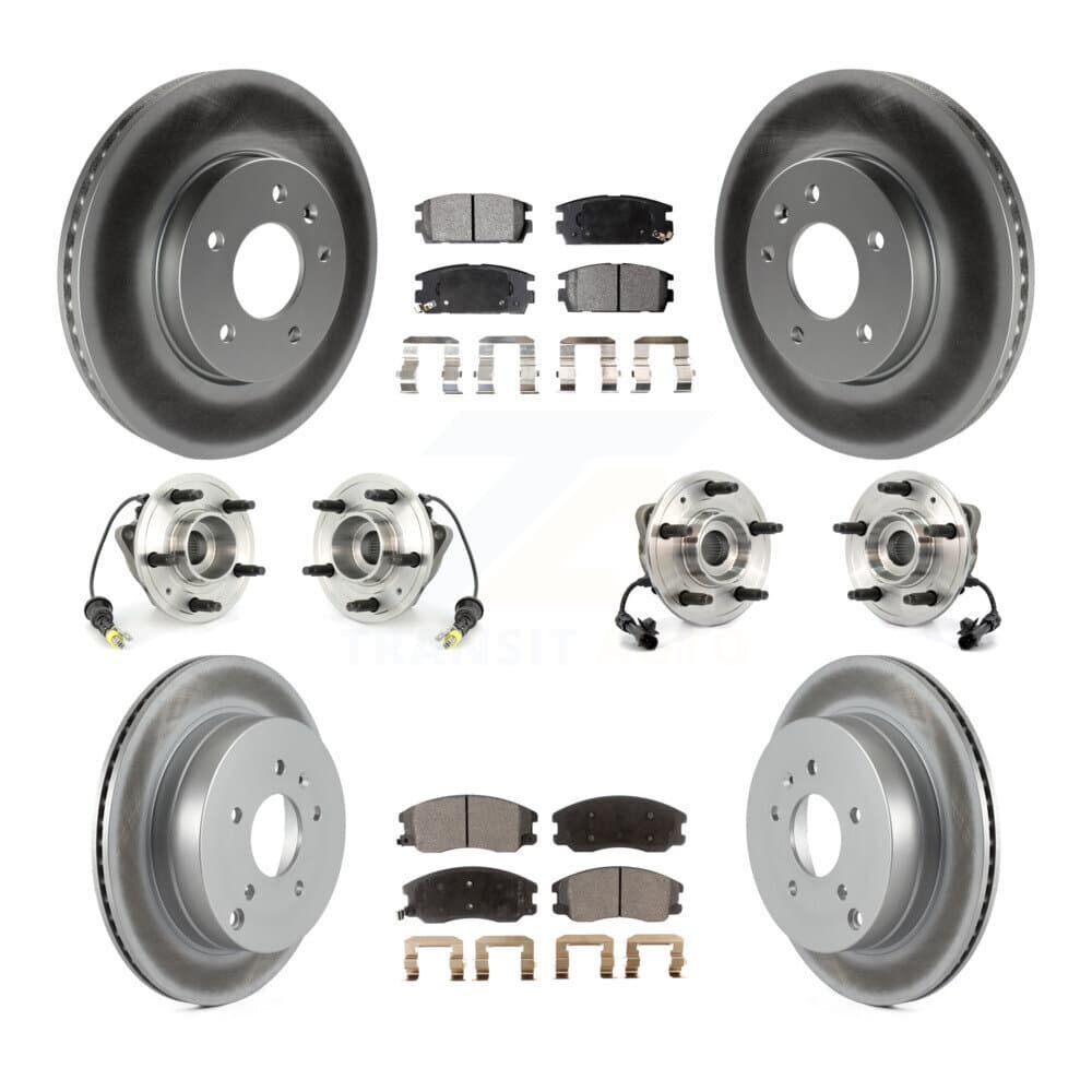 Transit Auto - KBB-112677 - Front and Rear Wheel Bearing and Hub Assembly Kits image 1