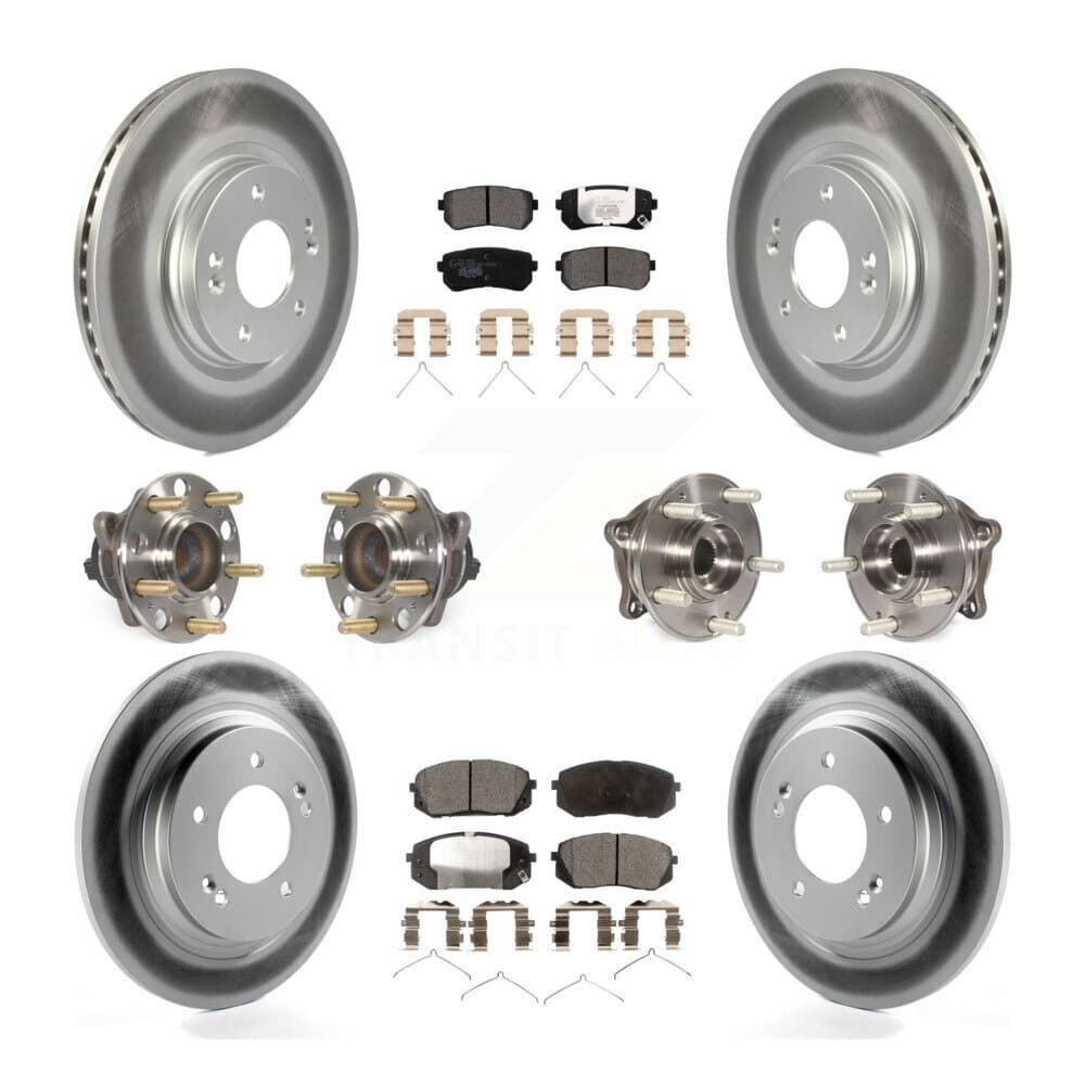Transit Auto - KBB-112829 - Front and Rear Wheel Bearing and Hub Assembly Kits image 1