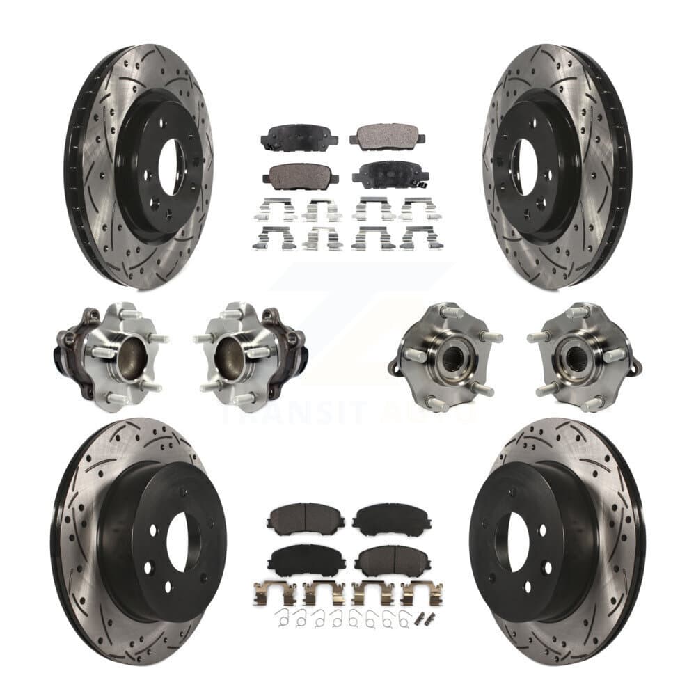 Transit Auto - KBB-113525 - Front and Rear Wheel Bearing and Hub Assembly Kits image 1