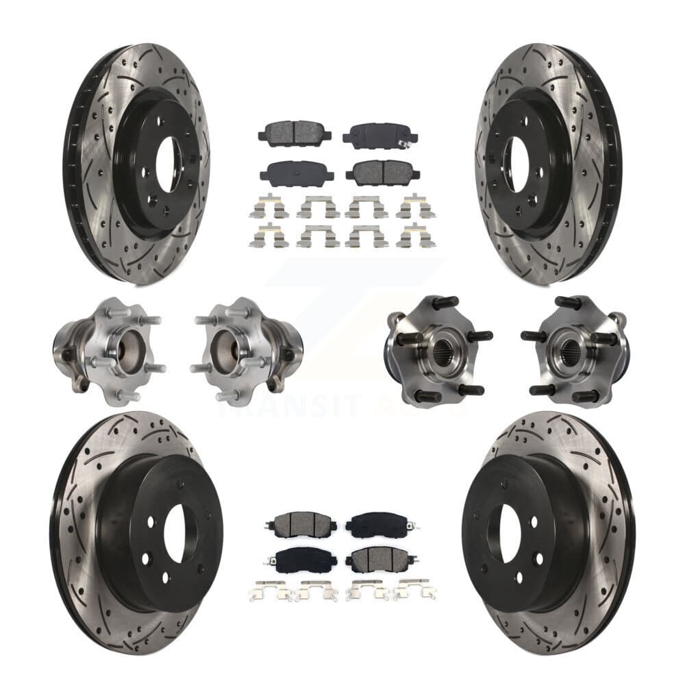 Transit Auto - KBB-113595 - Front and Rear Wheel Bearing and Hub Assembly Kits image 1