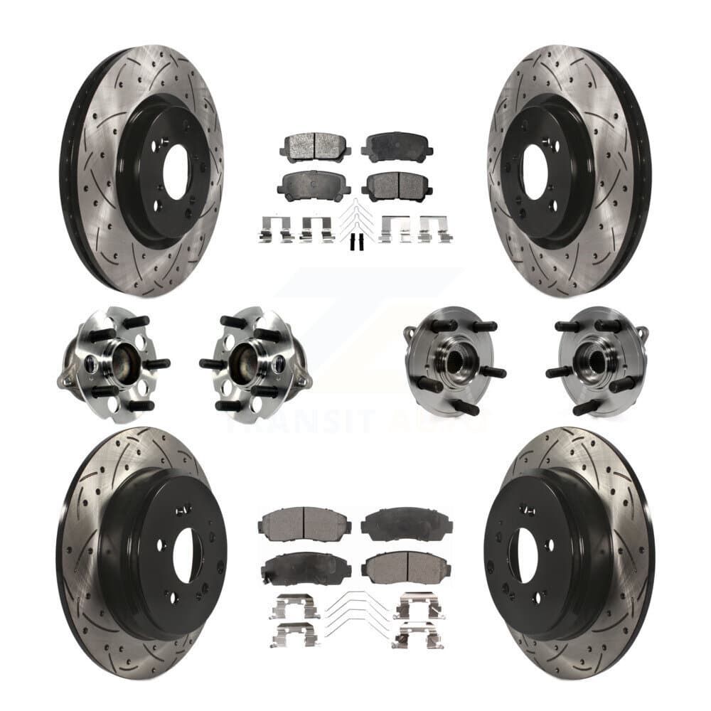 Transit Auto - KBB-113629 - Front and Rear Wheel Bearing and Hub Assembly Kits image 1