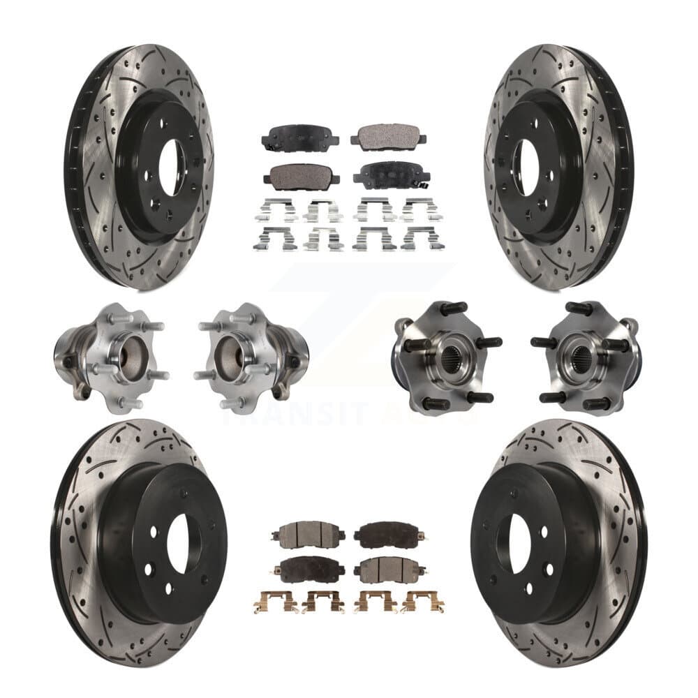 Transit Auto - KBB-113648 - Front and Rear Wheel Bearing and Hub Assembly Kits image 1