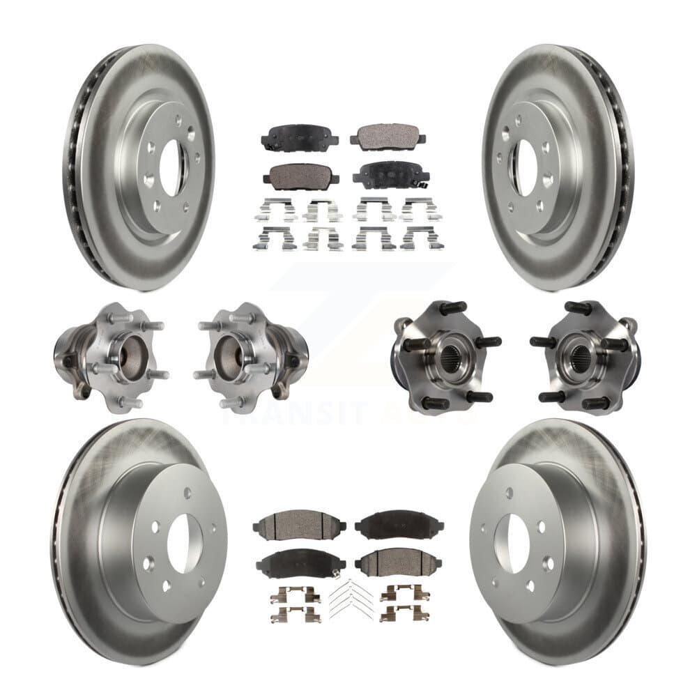 Transit Auto - KBB-113725 - Front and Rear Wheel Bearing and Hub Assembly Kits image 1