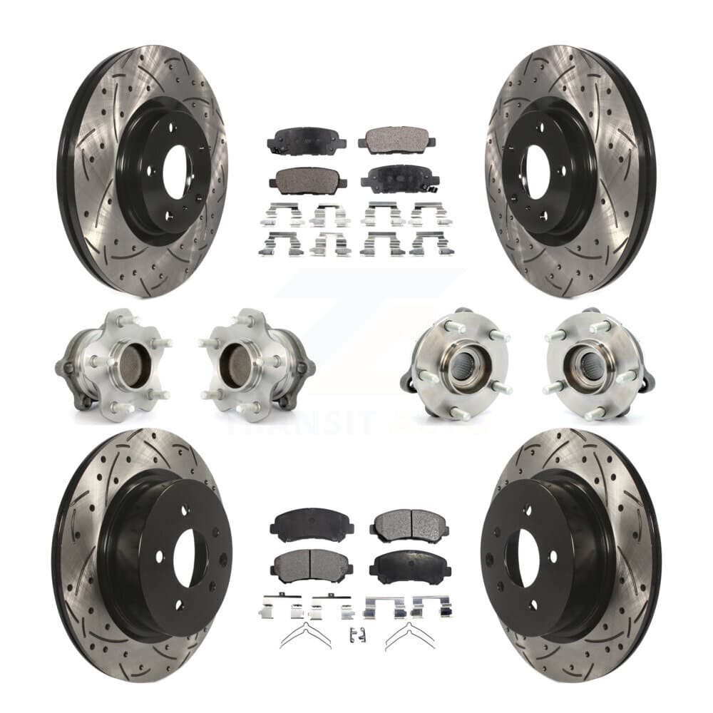 Transit Auto - KBB-115089 - Front and Rear Wheel Bearing and Hub Assembly Kits image 1