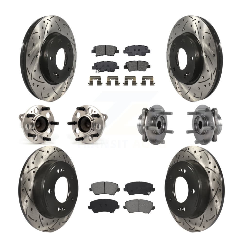 Transit Auto - KBB-115248 - Front and Rear Wheel Bearing and Hub Assembly Kits image 1