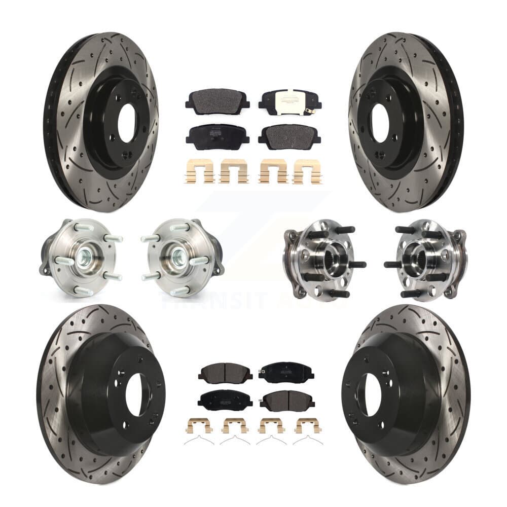 Transit Auto - KBB-115724 - Front and Rear Wheel Bearing and Hub Assembly Kits image 1