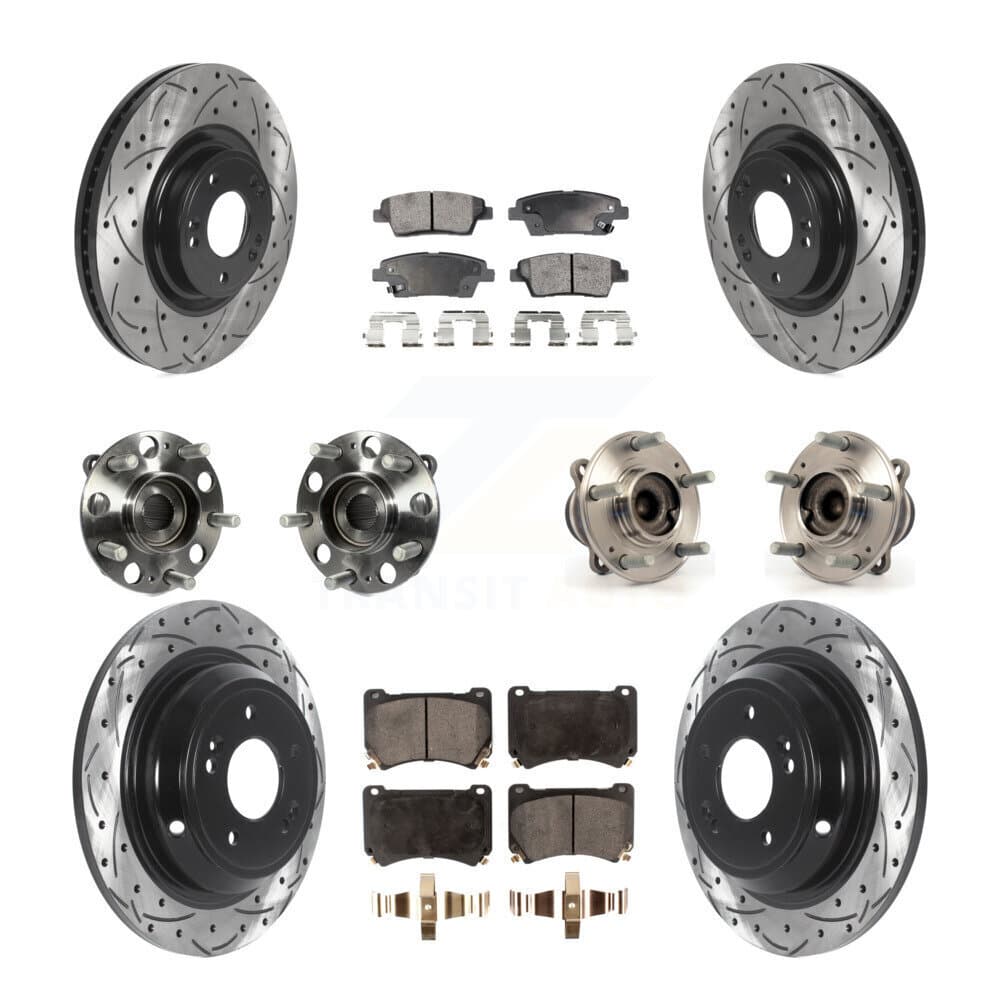 Transit Auto - KBB-115736 - Front and Rear Wheel Bearing and Hub Assembly Kits image 1