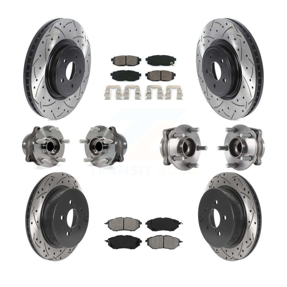 Transit Auto - KBB-115858 - Front and Rear Wheel Bearing and Hub Assembly Kits image 1