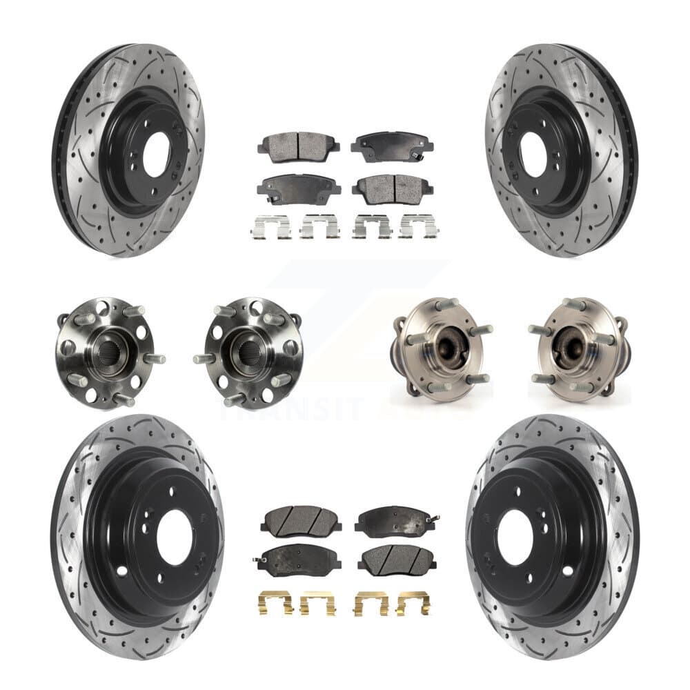 Transit Auto - KBB-115956 - Front and Rear Wheel Bearing and Hub Assembly Kits image 1