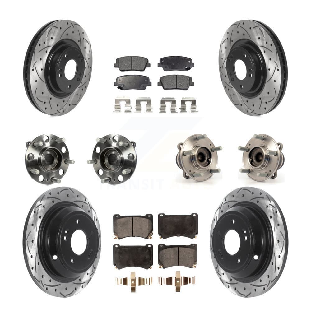 Transit Auto - KBB-115957 - Front and Rear Wheel Bearing and Hub Assembly Kits image 1