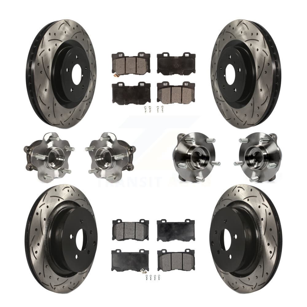 Transit Auto - KBB-116573 - Front and Rear Wheel Bearing and Hub Assembly Kits image 1