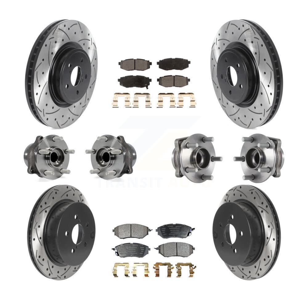 Transit Auto - KBB-116579 - Front and Rear Wheel Bearing and Hub Assembly Kits image 1