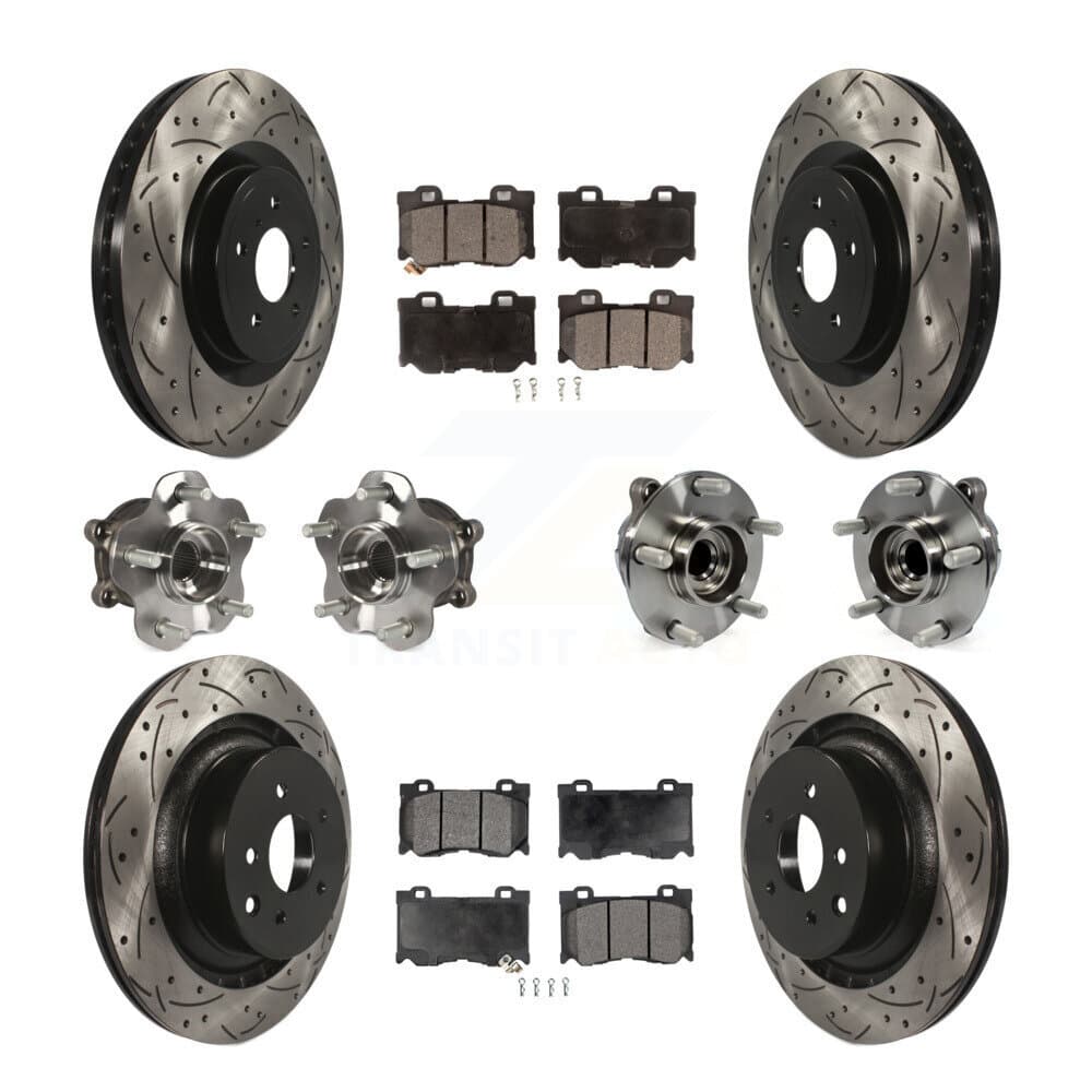 Transit Auto - KBB-116583 - Front and Rear Wheel Bearing and Hub Assembly Kits image 1