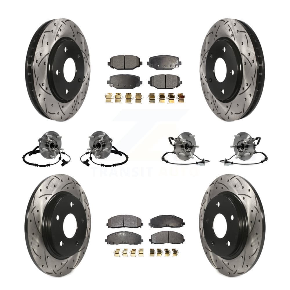 Transit Auto - KBB-116723 - Front and Rear Wheel Bearing and Hub Assembly Kits image 1