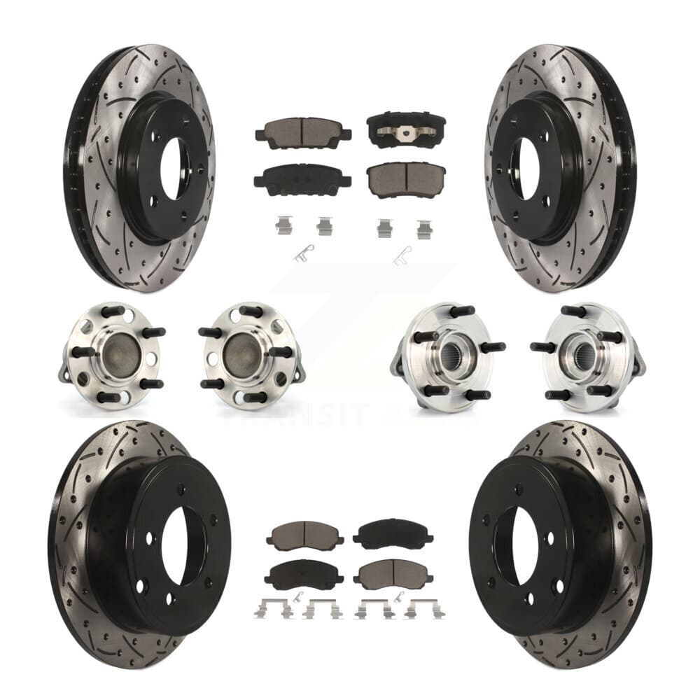 Transit Auto - KBB-119838 - Front and Rear Wheel Bearing and Hub Assembly Kits image 1