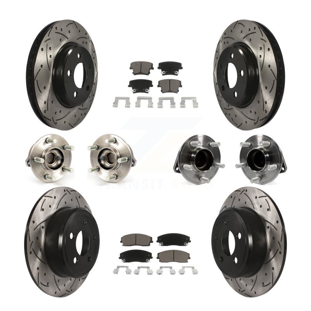 Transit Auto - KBB-119839 - Front and Rear Wheel Bearing and Hub Assembly Kits image 1