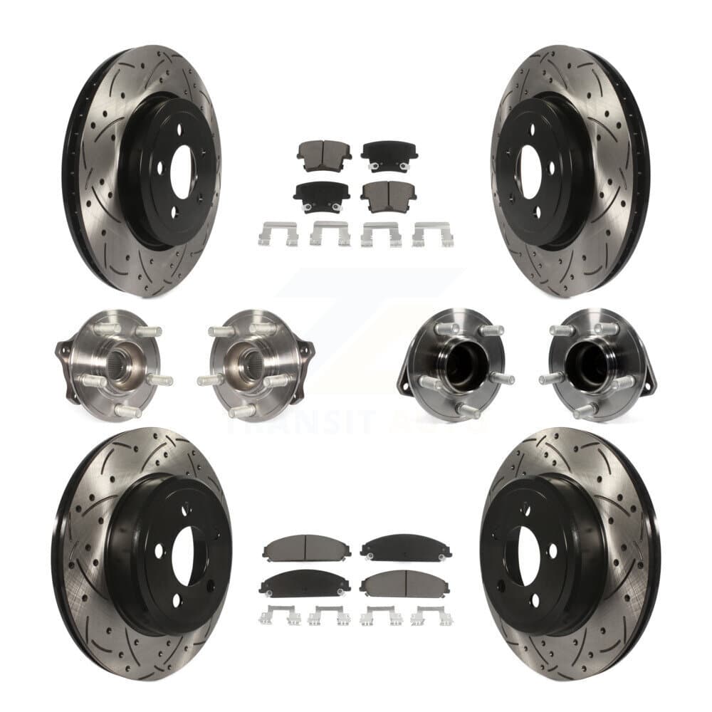 Transit Auto - KBB-119841 - Front and Rear Wheel Bearing and Hub Assembly Kits image 1